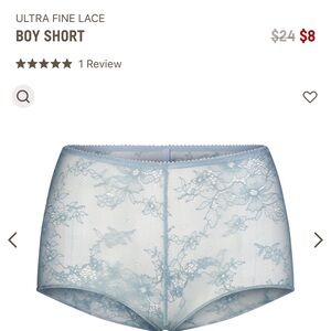 Skims Ultra Fine Lace Boy Short